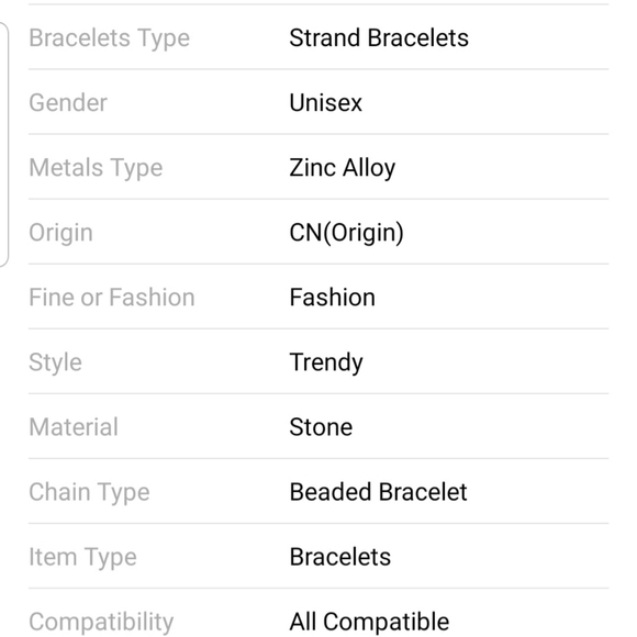 Charm Pink braclet unisex for men and women - Picture 2 of 3